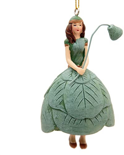 Blumen Mädchen Figur Eukalyptus Deko zum Hängen Flower Fairy Dekofigur Blumenfigur Skulptur Blumenkinder