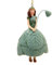 Blumen Mädchen Figur Eukalyptus Deko zum Hängen Flower Fairy Dekofigur Blumenfigur Skulptur Blumenkinder