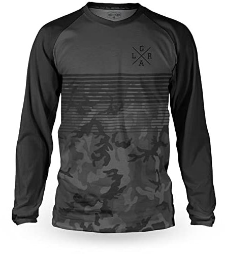 Loose Riders MTB-Jersey Langarm Basic Grau Gr. S