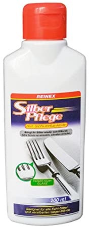 SILBERPFLEGE mit Schutzfunktion 200ml Silber Reiniger Reinigung Pflege Glanz Silberreiniger Silberputzmittel Schmuckpflege 75