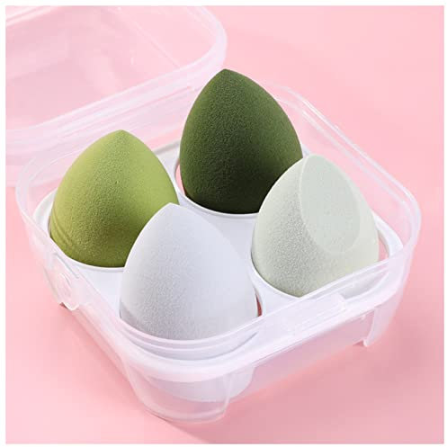 Eponge Maquillage Fond De Teint Éponge for maquillage Blender Beauty avec Box Foundation Powder Blush Maquillage Accessoires Accessoires Outil Beauty Egg 1 / 4pc Cosmétique Hoppol Eponge De Maquillage