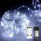 Cecaylie 10M Lichterschlauch Aussen, Kaltweiße 8 Modi AußEn Innen Lichtschlauch mit Fernbedienung und Timer 100 LEDs Lichterkette, IP65, Dimmbar & Memory-Funktion für Hochzeit Party Garten Balkon