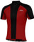 FDX Men’s Cycling Jersey - Short Sleeves Summer Biking Tops, Breathable Quick Dry Mountain Bike MTB Jersey, 1/4 Zip T Shirt for Running, Biking and Hiking (Brisk Red-XL)