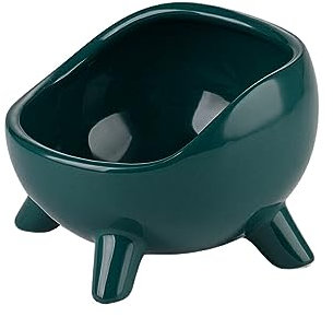 BOKIOESDE Bandeja funcional y decorativa para almacenar y organizar artículos, cerámica, sala de estar, Control remoto, bandeja de decoración, verde, pequeño