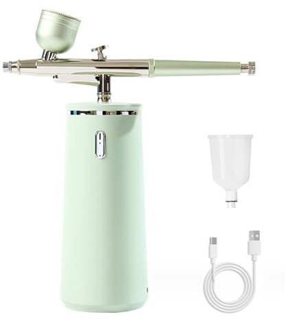 Máquina de pulverización de oxígeno facial, nano vaporizador facial de alta presión con boquilla de 0.3 mm, pulverizador portátil recargable para un cuidado de la piel facial hidratante profundo