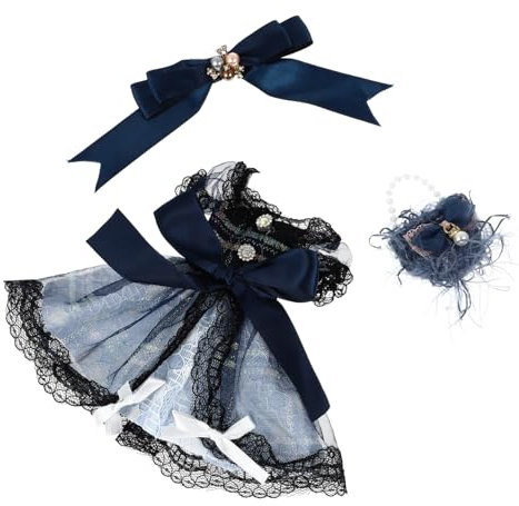 KOMBIUDA 1 Satz Puppenkleidung Puppe Stirnband Puppen-Outfit Puppenpartyzubehör Kleidung Für Babypuppen Puppenoutfit-zubehör Puppe Kostüm Kleidung Bjd-Puppe Intelligent Haarschmuck Stoff