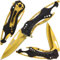 Golan Taschenmesser Gold Klappmesser, Camping, Angeln, Security, Survival