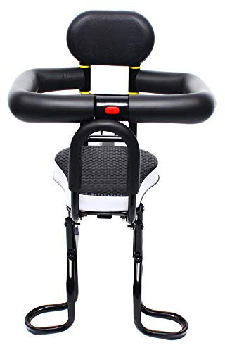 Fahrrad Kindersitz Fahrrad Vordersitz Kinder Fahrrad Sitz mit Pedal und Anti Rutsch Armlehne, Sicherheit Stabile Baby Kind Kinderstuhl Sitz Mountainbike Sitz für 6 Monate bis 3 Jahre altes Baby