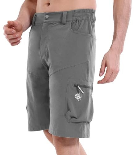 X-TIGER MTB Hose Herren Kurz Mountainbike Hose Fahrradhose Herren MTB Arbeitshosen Outdoor Sport Radhose Herren Kurz MTB Bike Shorts