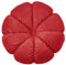 Fouriding Runde Blume Wurfkissen 45cm Samt Petal Kissen Kissen Boden Kissen für Wohnzimmer Sofa Bett Stuhl Boden Auto Home Decoration (Burgunderrot)