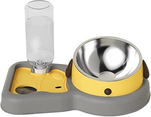 Portable Dog Water Bottle 3 in 1 Dog Food Bowl Automatic Dog Water Dispenser Slow Pet Feeder with 500ml Water Bottles Cat Puppy Bowl Dog Accessories Feeder