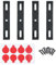 Number Plate Holder, 4 Weatherproof, Frameless Number Plate Frames, Invisible Frameless Number Plate Holder for Any Car, Invisible Number Plate Holder, Frameless Number Plate Holder
