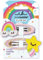 invisibobble SNAP CLIP KIDS HAPPY SKY - 2 Stück Kinder Haarspangen – Regenbogen- und Stern-Design – Rutschfeste Haarclips für gesundes Haar – Perfekt für Mädchen