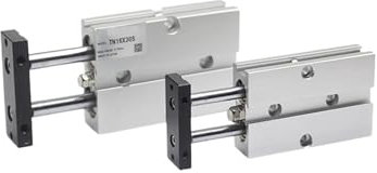 FSBNMNXPQ TN Bohrungsgröße 16mm Hub 10-200mm Twin-Rod Zylinder TN doppeltwirkend mit Magnet Luftzylinder TN16X10S TDA16X30S TN16X50S(TN16X45S)