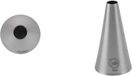 Sallys Lochtüllen - Spritztülle für Spritzbeutel Ideal zum Zeichnen und Schreiben auf Keksen, Torten und Kuchen und Cupcakes, Backen und Dekorier Werkzeug, runde Öffnung (Lochtülle, 7 mm)