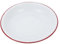 Zerodeko Vintage Enamel Plate Deep Dinnerware Serving Bowl Set Metal Bowls Porcelain Dinnerware for Family Camping BBQ