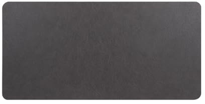 FjorDecor Schreibtischunterlage Recyceltes Leder (Schwarz,100cm×50cm)