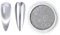 Chrome Nail Powder - Mirror Holographic Powder, Silver Nails Dust Pigment | Chrome Powder Avoids High Glossy With Applicator, Nail Design Chrome Pigments For Nail Diys