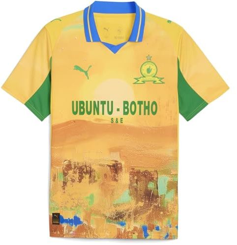 PUMA Mamelodi Sundown KIDSUPER Trikot 2025/2026 gelbgruen, M Herren