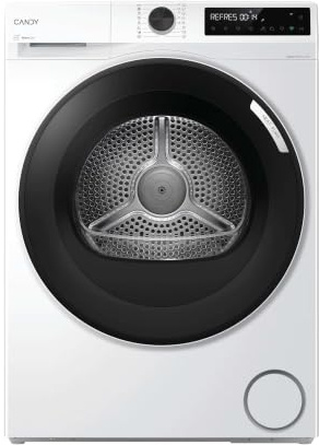 Candy Asciugatrice Pompa di Calore 9 kg Bianco ProDry 500 [BR 9N3BX-S] | Programmi rapidi, motore inverter IA, WiFi, funzione antipiega, silenzioso, avvio diverso, tamburo XL, display spagnolo