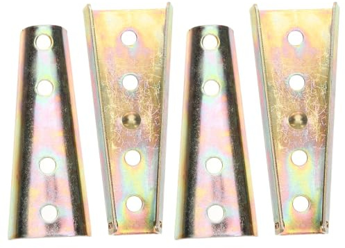 Möbelverbinder für Sofa 4 Paare Eisen Gold Winkelverstellung | Ecksofas und Bettgestelle, 12x5x1cm, Metall, Einfache Neuordnung