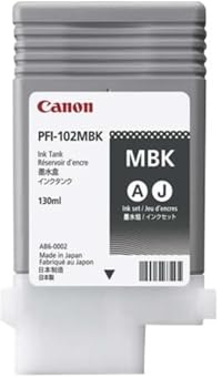 Canon 0894B001 PFI-102MBK Farbpatrone matt schwarz Standardkapazität 130ml 1er-Pack