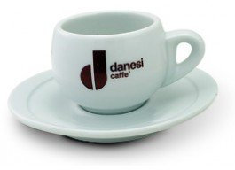 Danesi Cappuccinotassen, weiß, 6er Set, Porzellan, Cappuccino, 150 ml