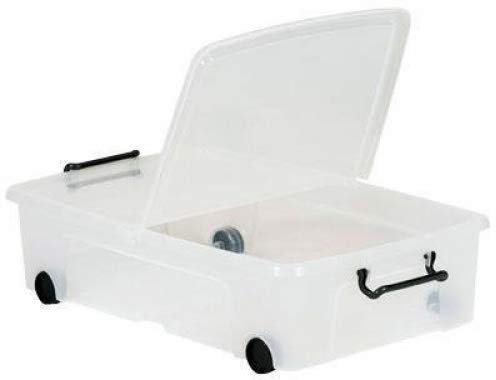 Strata Slim Line 35L Wheeled Box Bi-Folding Lid (1)