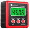 Neoteck Digitaler LCD Winkelmesser Neigungsmesser Inklinometer Wasserdicht Bevel Box Winkelmessgerät - Rot