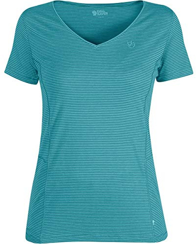FJALLRAVEN Damen Abisko Cool T-Shirt W. Hemd, Lagune, XS