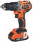 Taladro BRUSHLESS Percutor a Batería, 44Nm Taladro Atornillador 18V, 2 Baterías 2.0Ah, 1h Cargador Rápido, 16+2 Ajustes Par