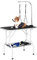 Yaheetech Tavolo da Toelettatura e Tosatura per Cani Gatti Animali Pieghevole con 2 Lacci Portata 100 kg Nero