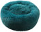 Smniao Hundebetten Plüsch Haustierbett Hundesofa Katzensofa Schlafplatz für Katzen Weicher Waschbar Katzenbett Hunde Mat (XL:Durchmesser 60cm, Grün)