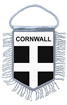 Akachafactory Wimpel mini Flagge Fahne flaggen miniflagge Stadt Cornwall