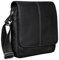 STILORD 'Matt' Ledertasche Männer klein Vintage Umhängetasche Schultertasche Herrentasche für 9,7 Zoll iPads Tablet Herrenhandtasche Messenger Bag Echtes Leder, Farbe:schwarz