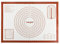Extra Grande Tapete de silicona antiadherente para hornear con Medidas 71×51cm,Tapetes para amasar,Estera para pastelería Fondant Pasta Pizza Pan Pastel Galletas, Reutilizable,Rojo
