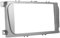 KIMISS DVD Panel Frame, 2 Din Fascia 7in Navigation Fascias Frame DVD Radio Player Panel Trim Fits for Focus 2004‑2010 Car Audio Double DIN Facia Adaptor, Black