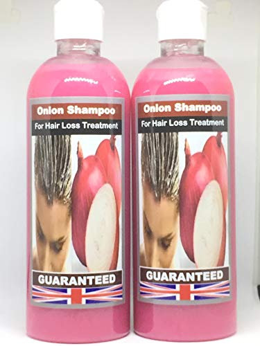 Zwiebel-Shampoo für Haarausfall-Behandlung mit tollen Ergebnissen, das Wachstum der Haare schneller, macht die Haarwurzel stark