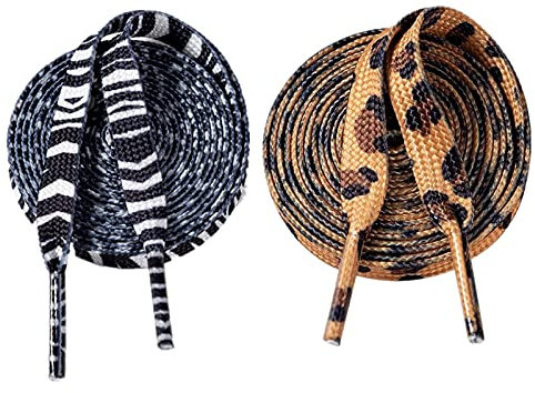 Cordones planos para zapatillas de deporte coloridos impresos cordones accesorios de moda, rayas,