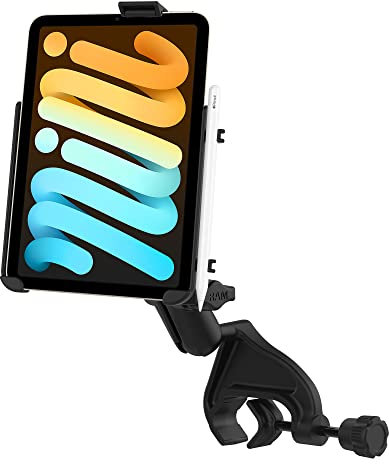 RAM Mounts UNPKD RAM EZ-ROLL'R Cradle for Apple IPAD Mini 6 with, W126700780 (for Apple IPAD Mini 6 with Yoke Clamp Mount for Apple iPad Mini 6)