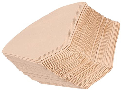 Filtro de Café, Papel de Filtro en Forma de Abanico Resistente Al Desgarro 100 Piezas/Bolsa para Restaurante para el Hogar para Cafetera