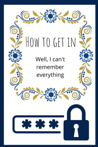 How to get in Website Log Book Organizer: Discreet Internet Address and Password logbook