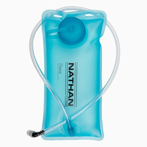 NathanQuickStart 2.0 4 Liter Hydration Pack with 1.5L Bladder, Front & Back Pockets for Essential Storage, Breathable & Moisture Wicking