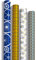 Clairefontaine 214001AMZC - Karton mit 12 Rollen Geschenkpapier Alliance 60g, 2x0,70m, Kraftpapier, Fahrrad sortiert, 12 Rollen