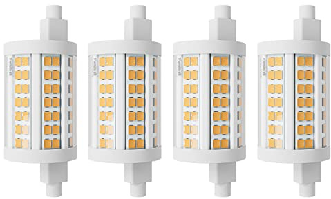 Familite R7S LED Bulb 78MM, 15W Dimmable J78 Flood Light, 150W Halogen T3 Replacement for Torchiere Wall Sconce Work Banker, Natural White 4000K, Pack of 4