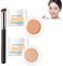 2PCS Perfect Concealer, Langanhaltender wasserfester Concealer, Abdeckender Concealer für dunkle Augenringe, Creme Concealer, Tattoo Concealer, Concealer Make Up für Frauen (Natural+Lvory)
