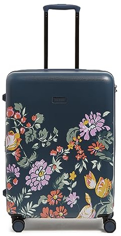Vera Bradley Hartschalenkoffer für Damen, Frisch geschnittenes Blumengrün, 26 Check In, Hartschalenkoffer, Rollkoffer
