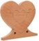 Abaodam 1stk Hölzernes Herz-Patchwork Namen Aus Holz Herzen Aus Holz Hochzeitspuzzle Herz Aus Holz Leeres Herzrätsel Familien-Herz-Puzzle Denksport-Herz-Puzzle Haushalt 3D Anpassen