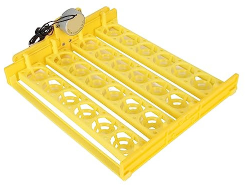 Bandeja Giratoria para Huevos, Bandeja Segura para Incubar Huevos Capacidad para 24 Huevos Calentado Uniformemente para Pato para Pavo Real (AC220V)