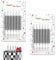 IBEIKE Black and White Checkered Birthday Cake Candles - 12 Pcs Racing Cars Themed Birthday Candles, Race Car Cake Toppers Sign for Race Car Party Supplies Sport Events Decoration Car Birthday Party